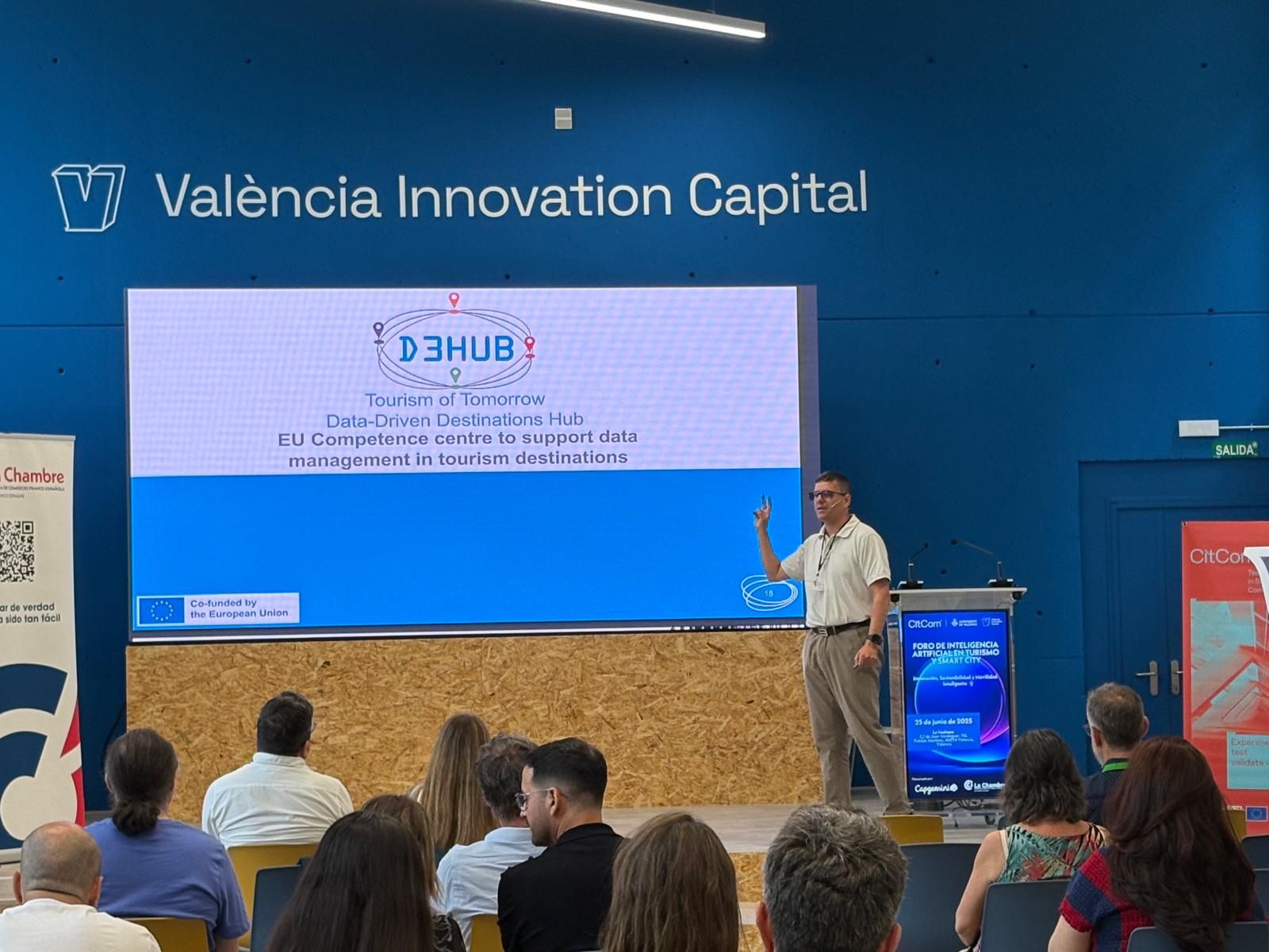 D3HUB Showcased at the Artificial Intelligence in Tourism and Smart Cities Forum