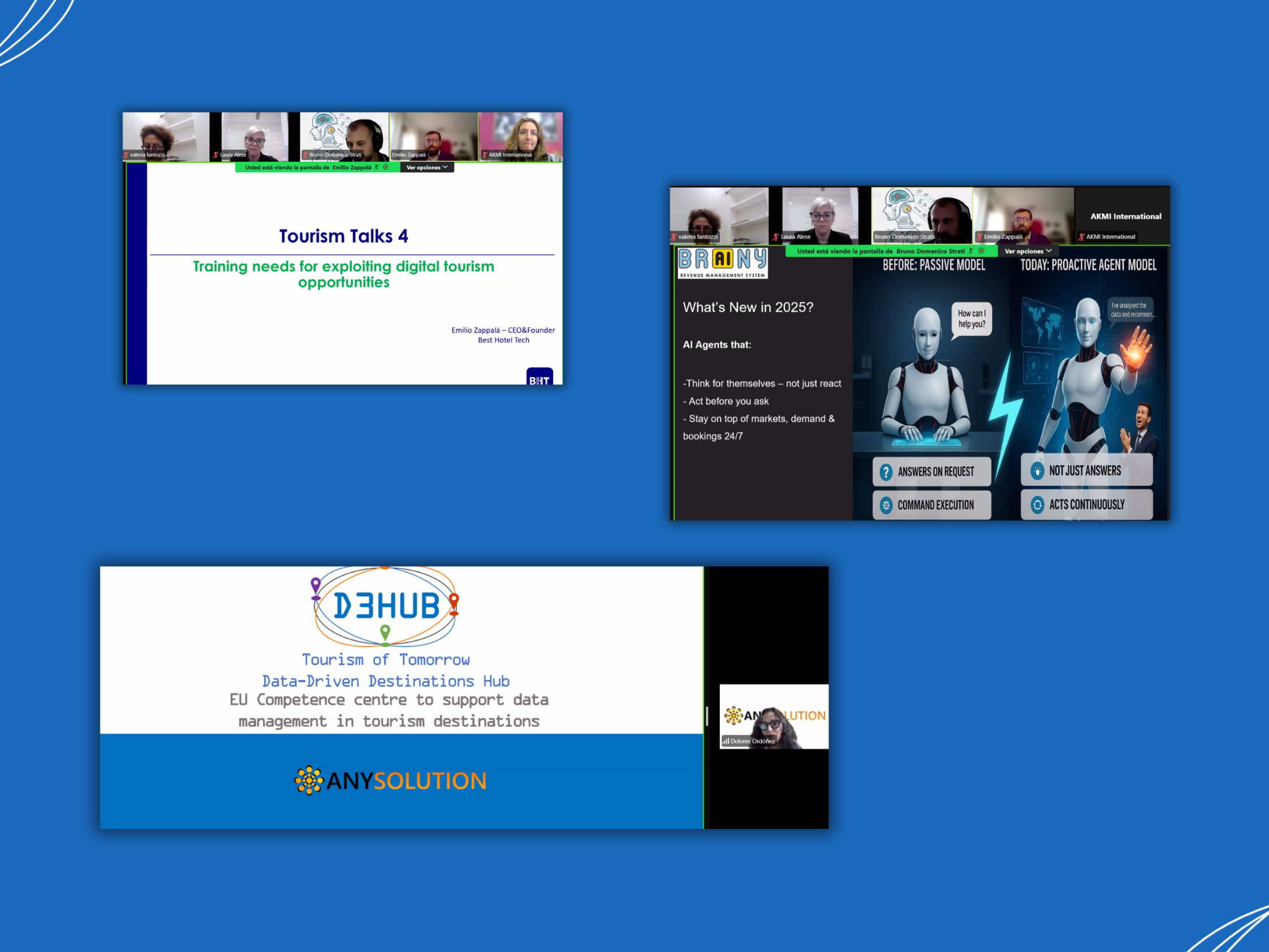 D3HUB showcased at Training needs for exploiting digital tourism