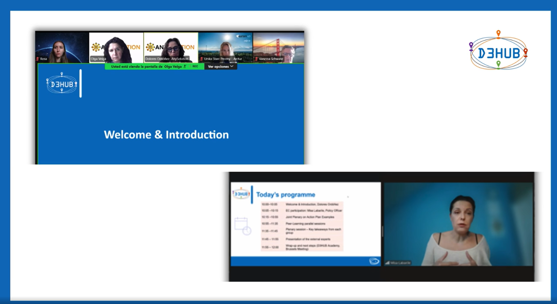 D3HUB: Second Cross Cluster Meeting
