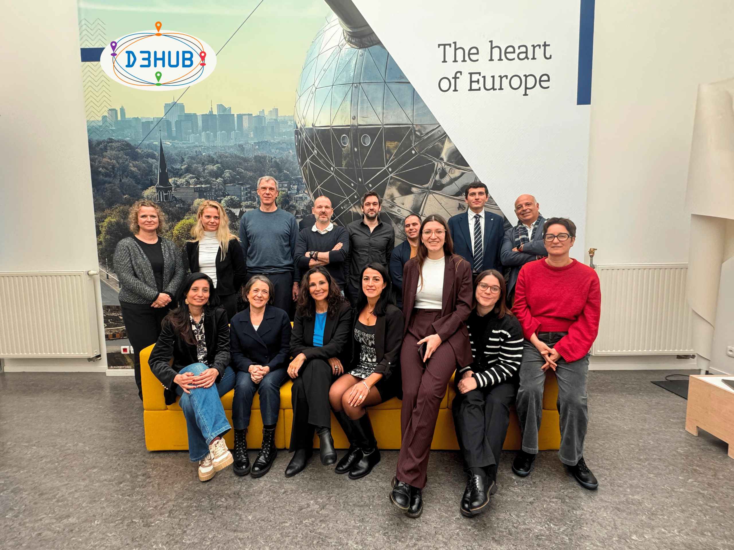 D3HUB partners meeting in Brussels